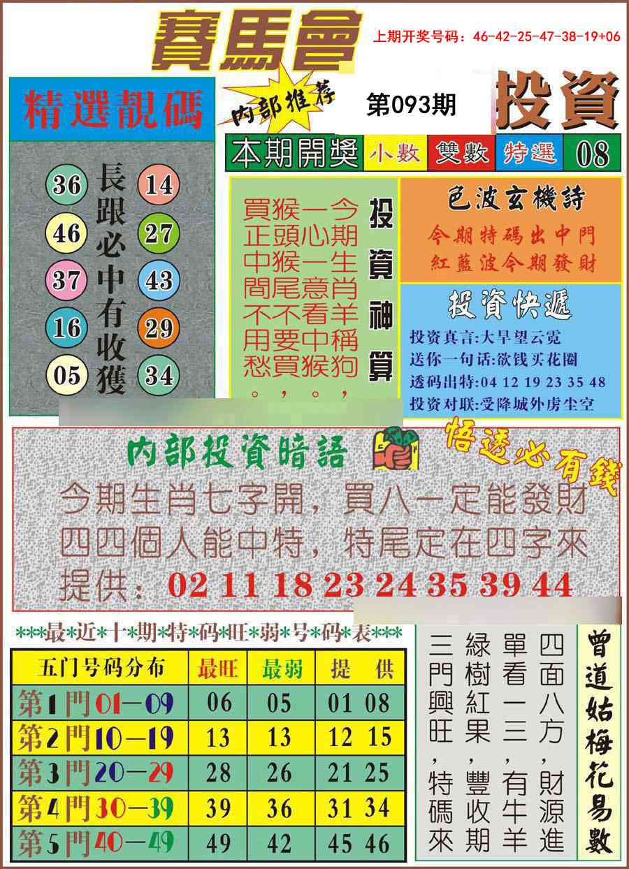 093期马会投资[图]